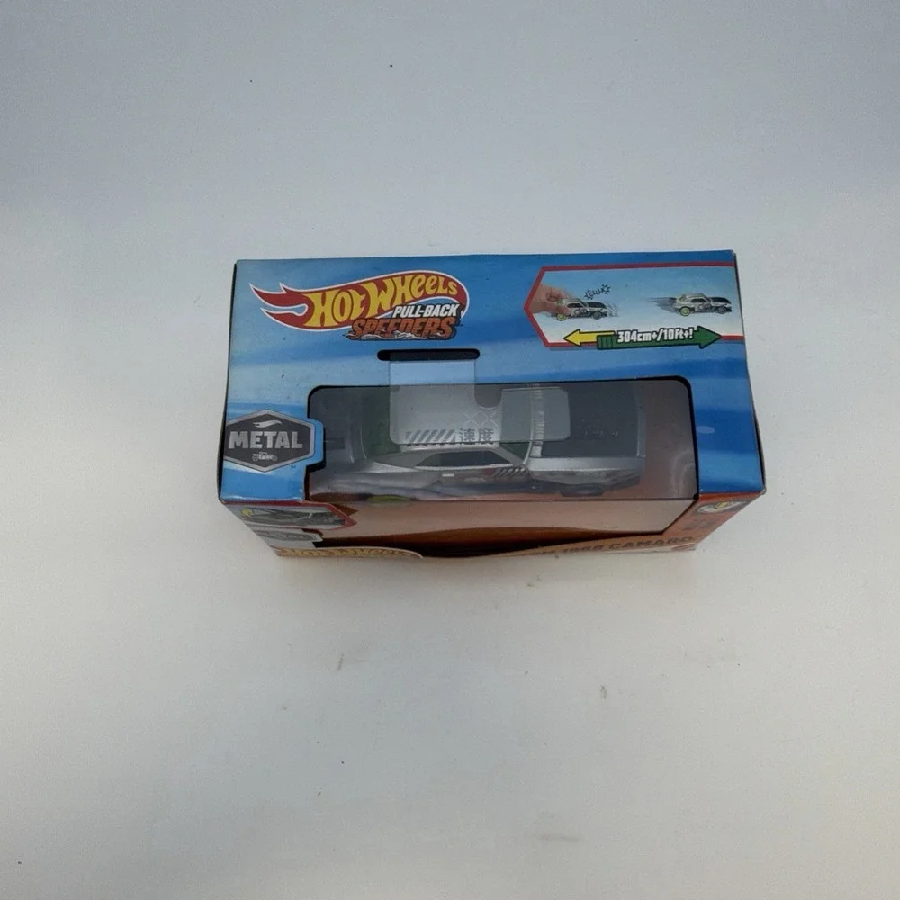 2025 Hot Wheels Pull Back Speeders Custom 1968 Camaro Metal Muscle Mania Mattel